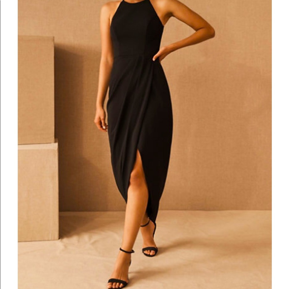 BHLDN, black dress size 6.